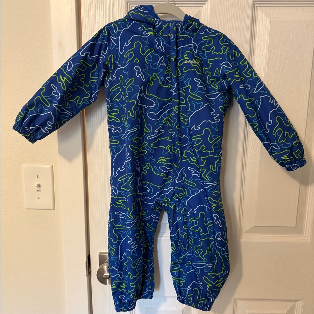 Columbia Camo Blue and Green Kids Bodysuit